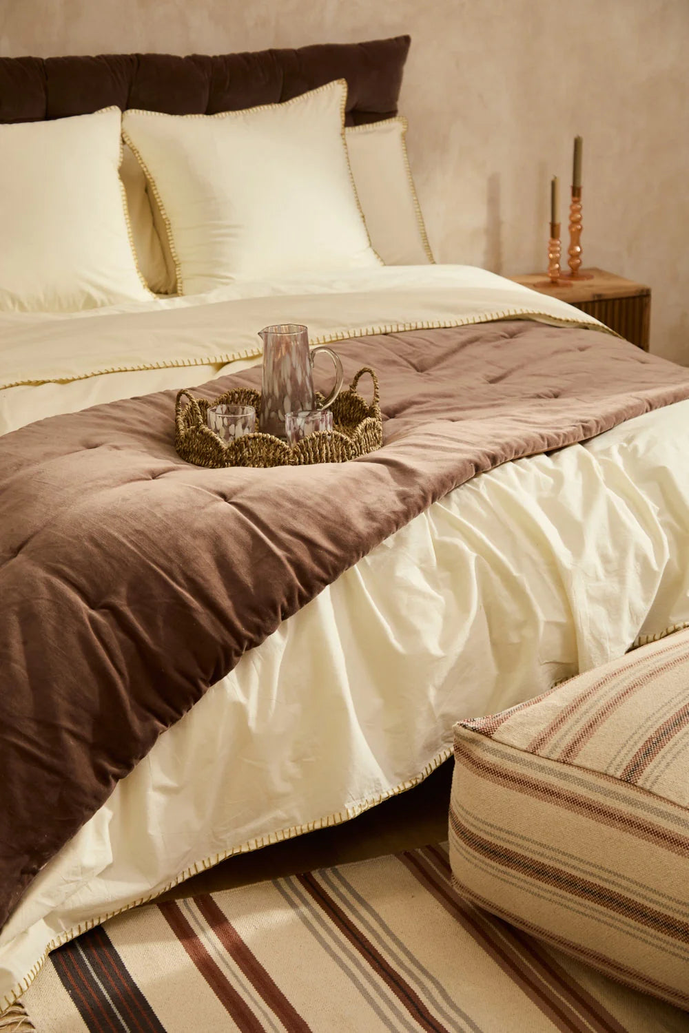 Topper de ext. algodón. int. poliéster Velour