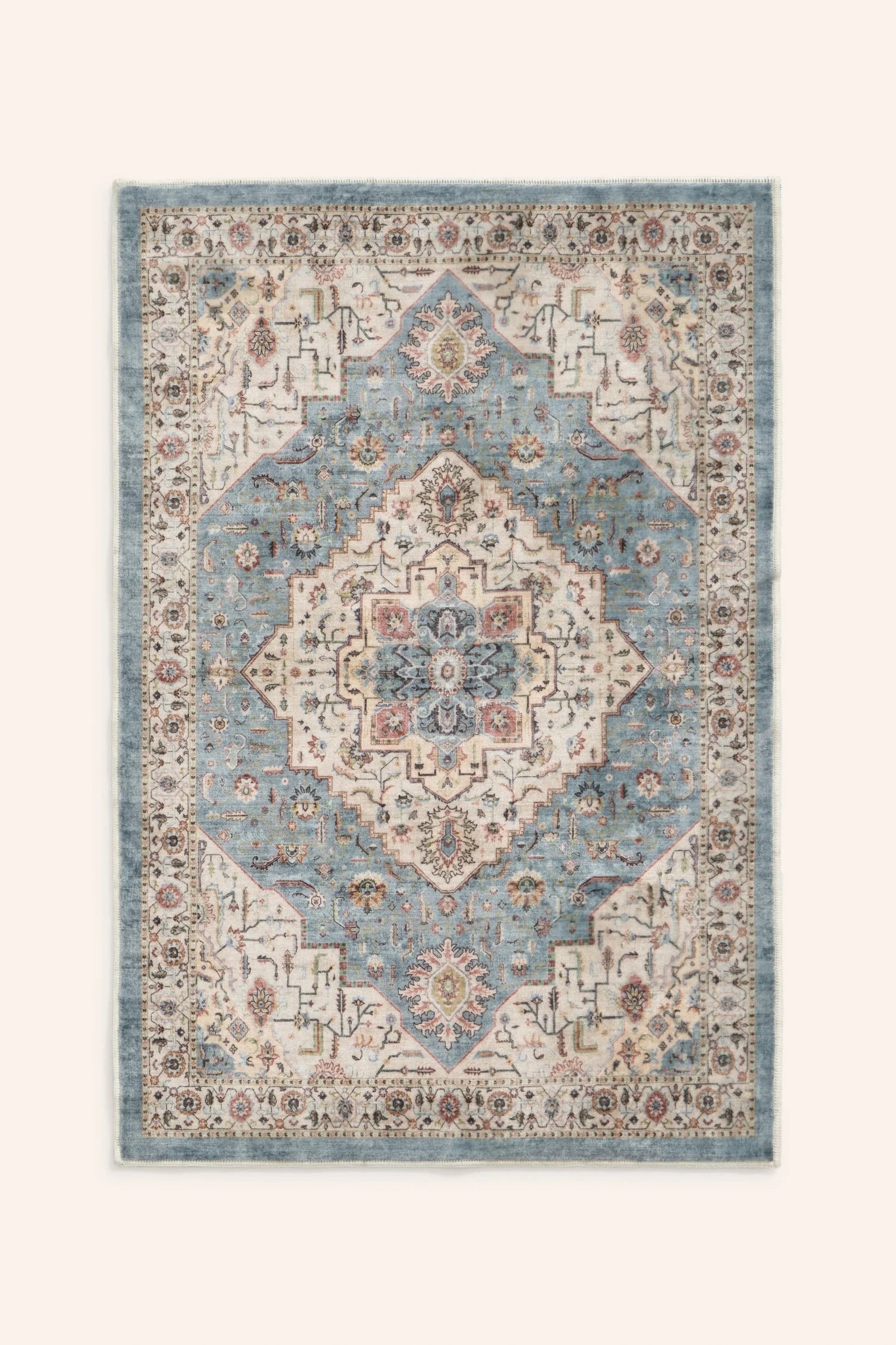 Alfombra de poliéster multicolor Afrodita