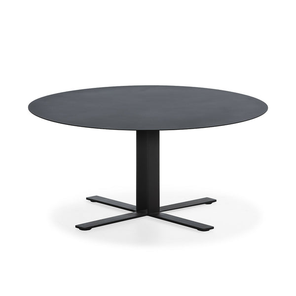 Mesa de centro 80x80x38 cm de metal negro