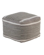PUF ALGODON GRIS 45X45X35 CM