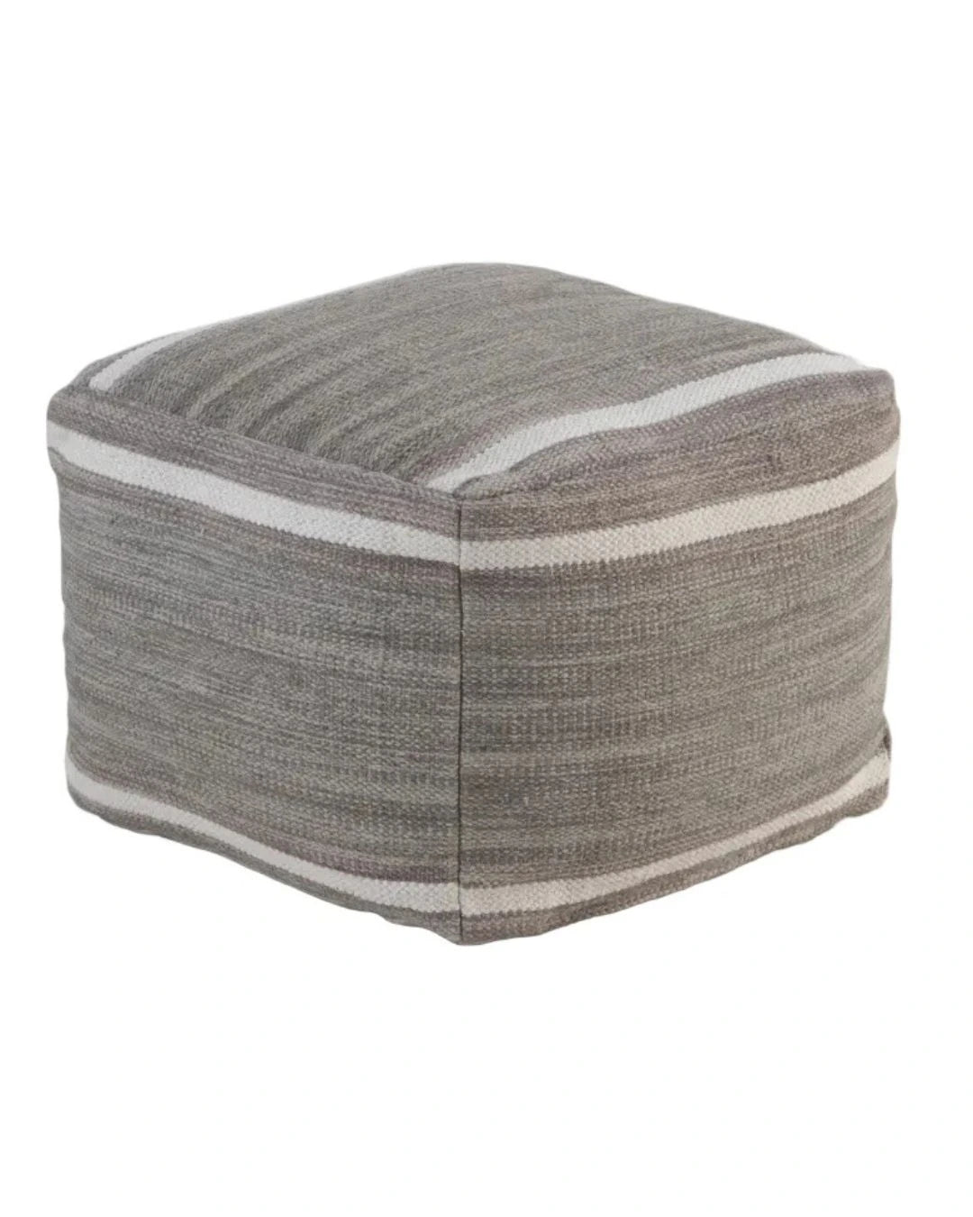 PUF ALGODON GRIS 45X45X35 CM