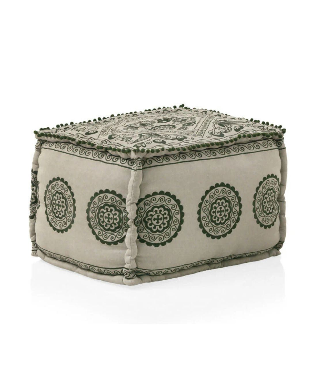 PUFF ALGODON/POLIESTER 55X45X40 CM