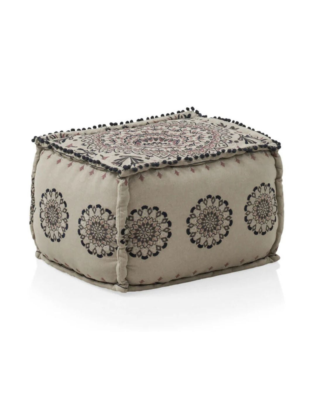 PUFF ALGODON/POLIESTER 55X45X40 CM