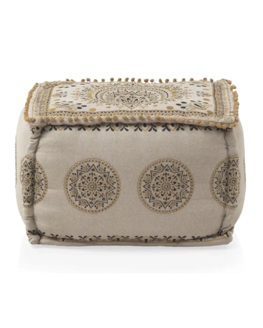 PUFF ALGODON/POLIESTER 55X45X40 CM