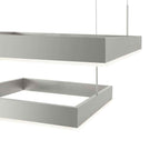 Lámpara de Techo 60x60x120 Metal Plateado
