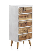 SINFONIER BASE BLANCO FRONTIS MADERA RECUPERADA NATURAL