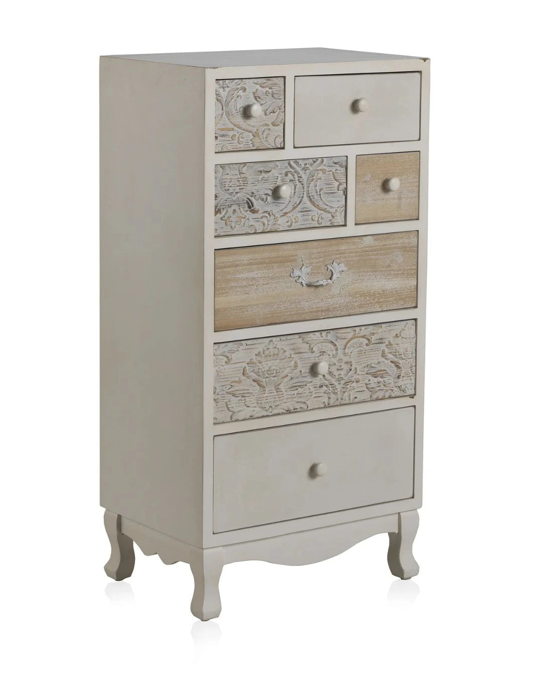 SINFONIER MADERA BLANCA 7 CAJONES