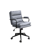 Silla oficina giratoria tela gris