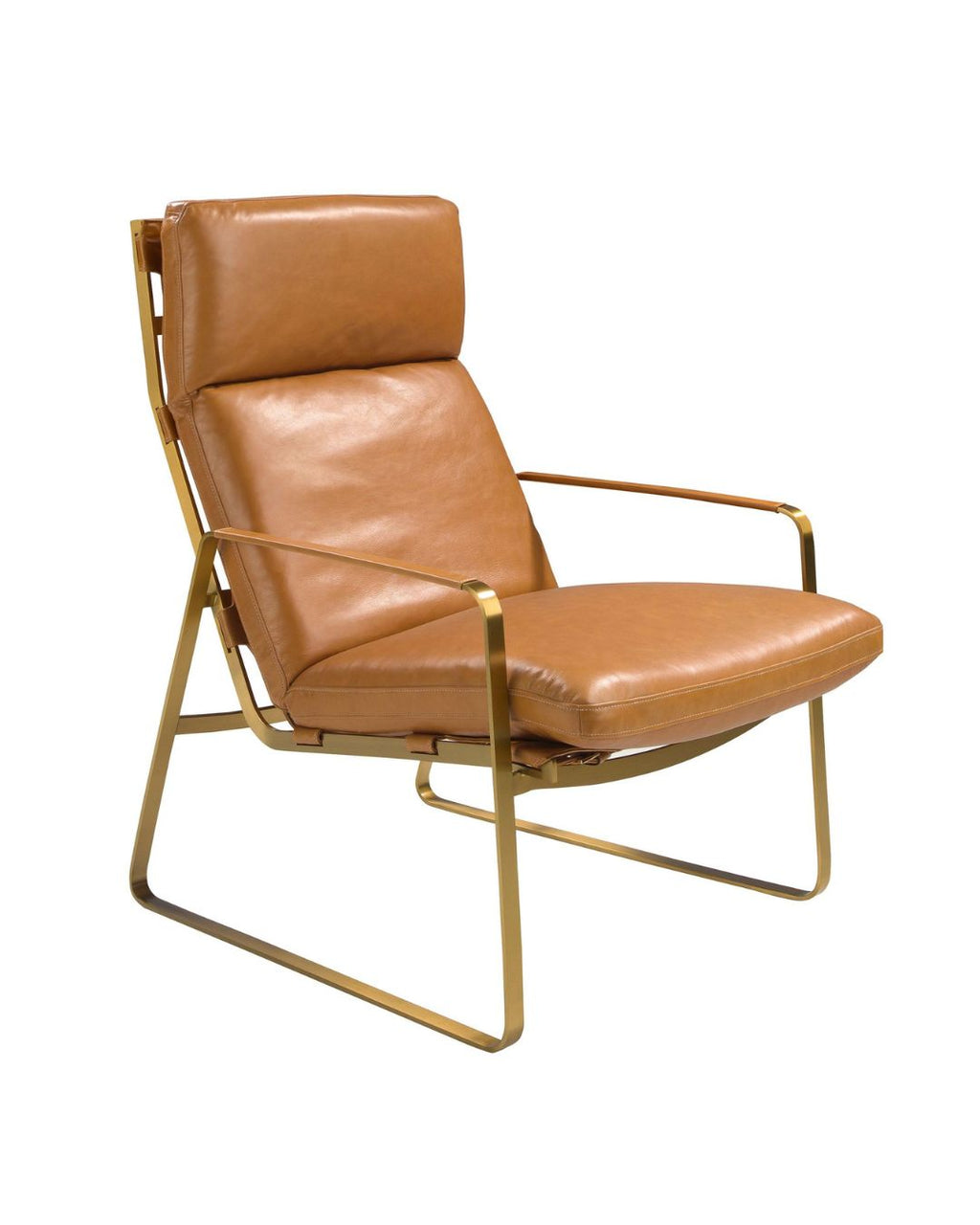 Sillón piel camel
