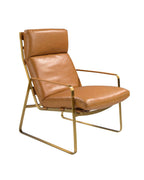 Sillón piel camel