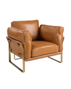 Sillón piel camel
