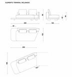 Morgan composición de sofá moderno