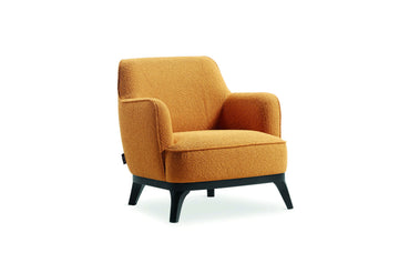 Butaca Menen respatller baix taronja 77x77x76 cm