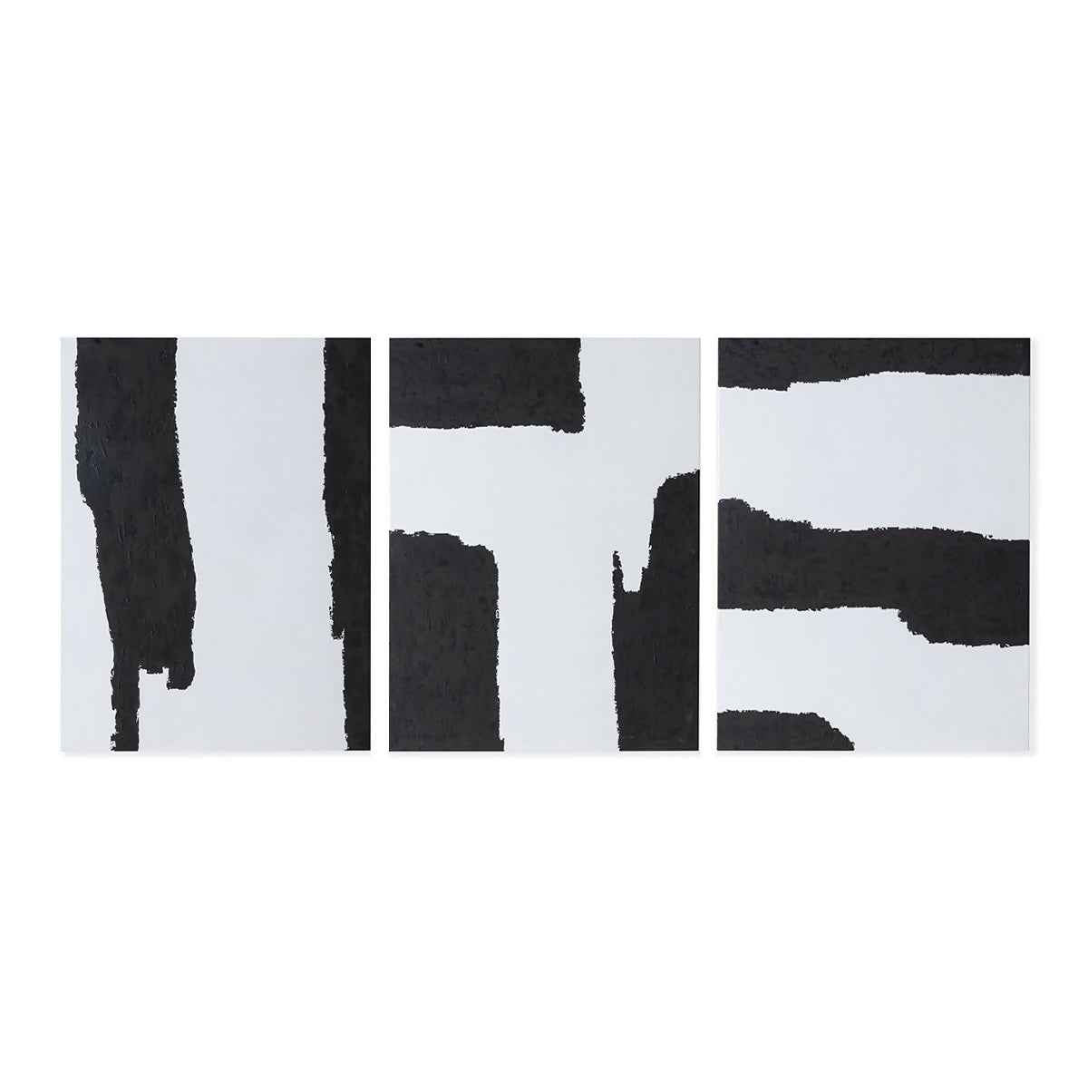 Lienzo 270x5x120 Lienzo Blanco/Negro
