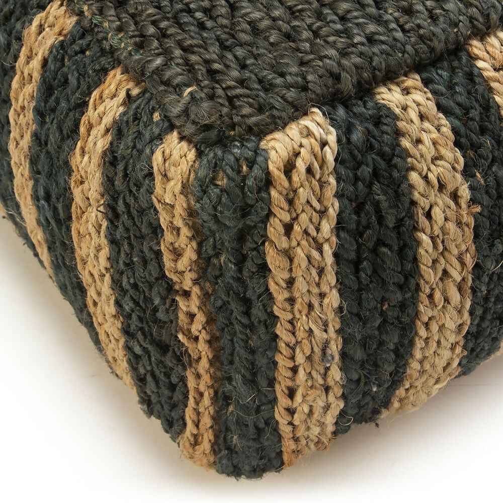 Puff 91x60x30 Shumak Negro/Natural