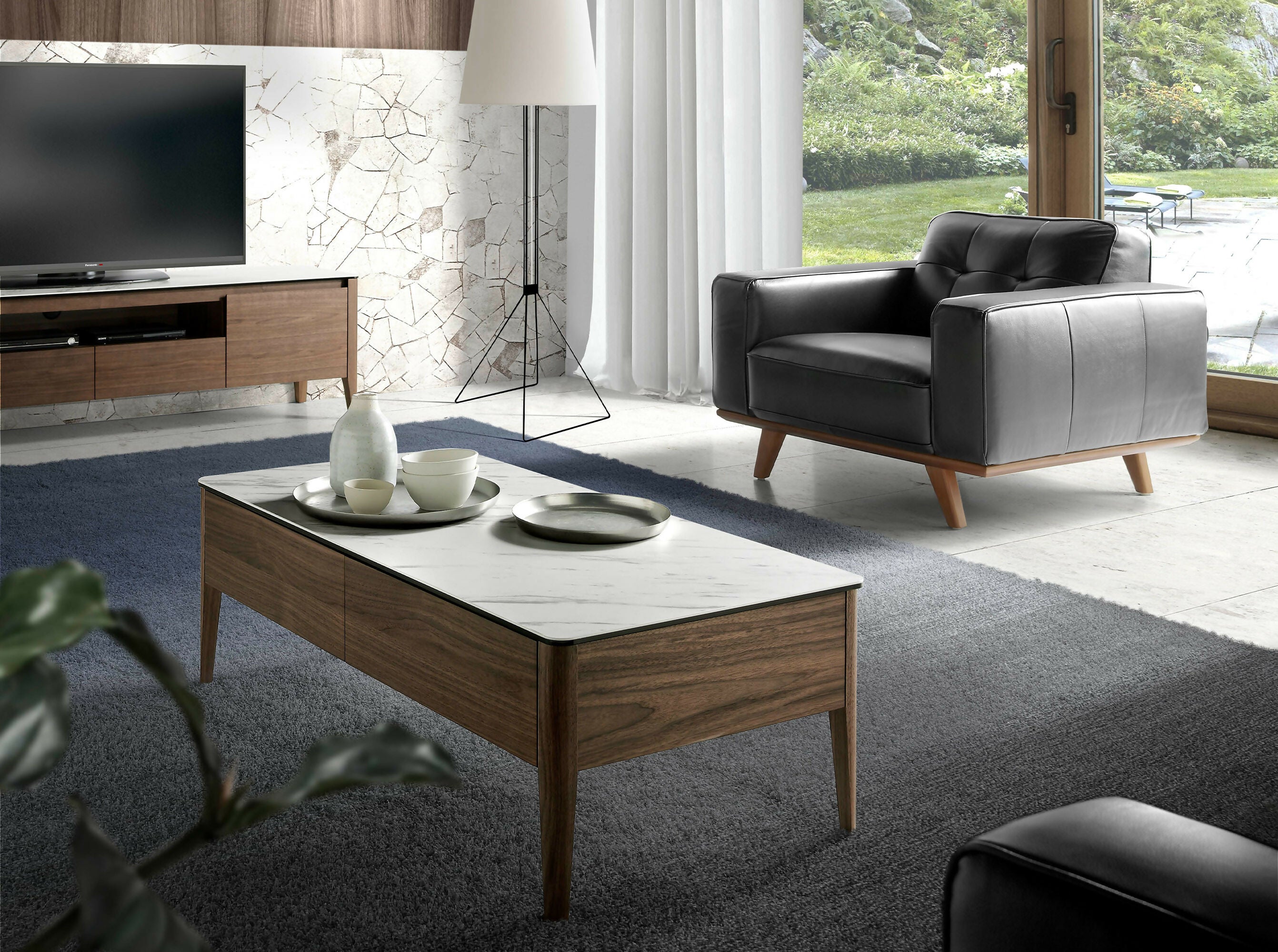 Sillón Chester piel negro