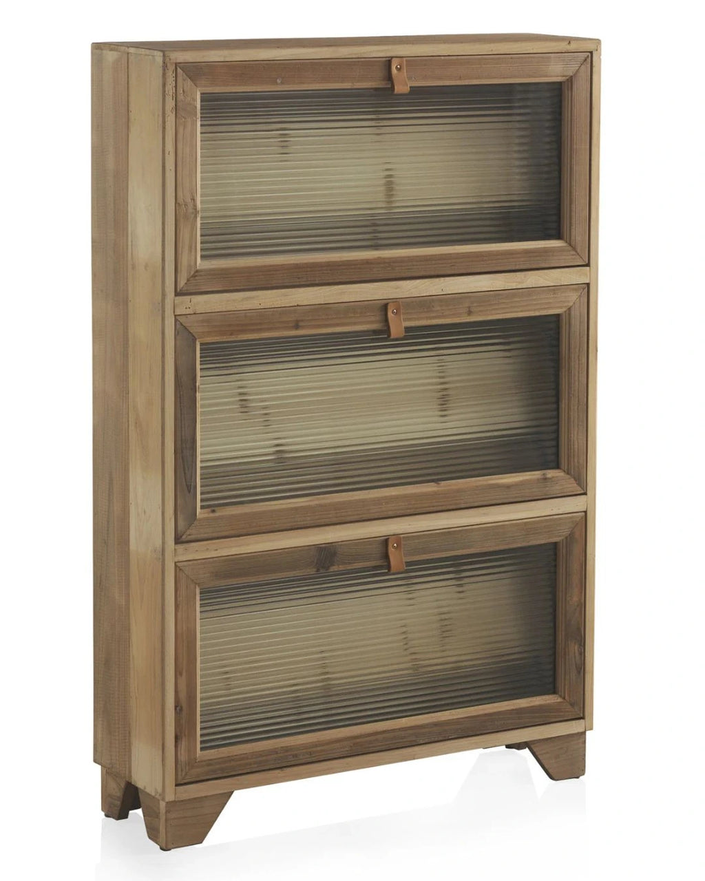 ZAPATERO DE MADERA CON 3 COMPARTIMENTOS