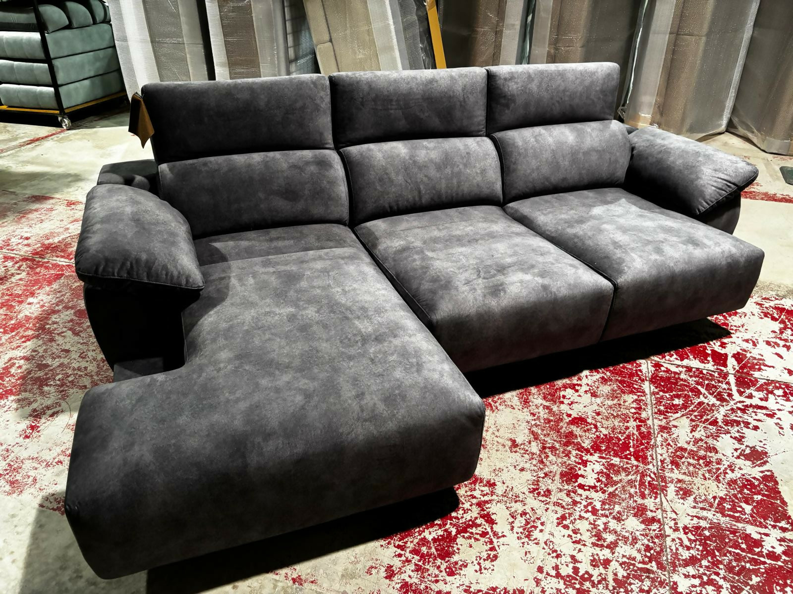 Sofá 3pl con chaislong