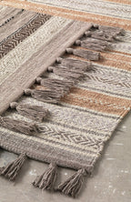 ALFOMBRA ALGODON ROJIZO 60X120 CM