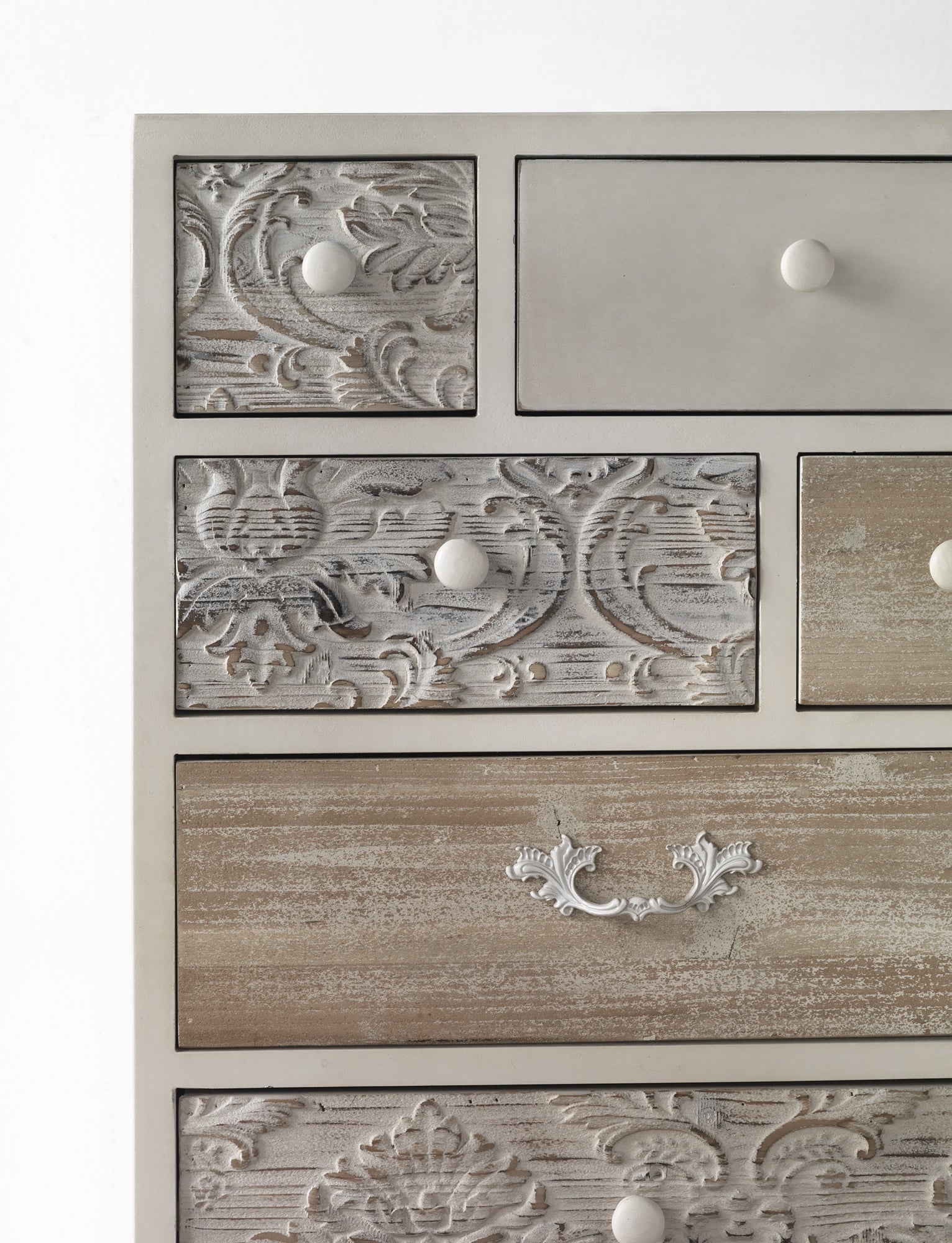 SINFONIER MADERA BLANCA 7 CAJONES