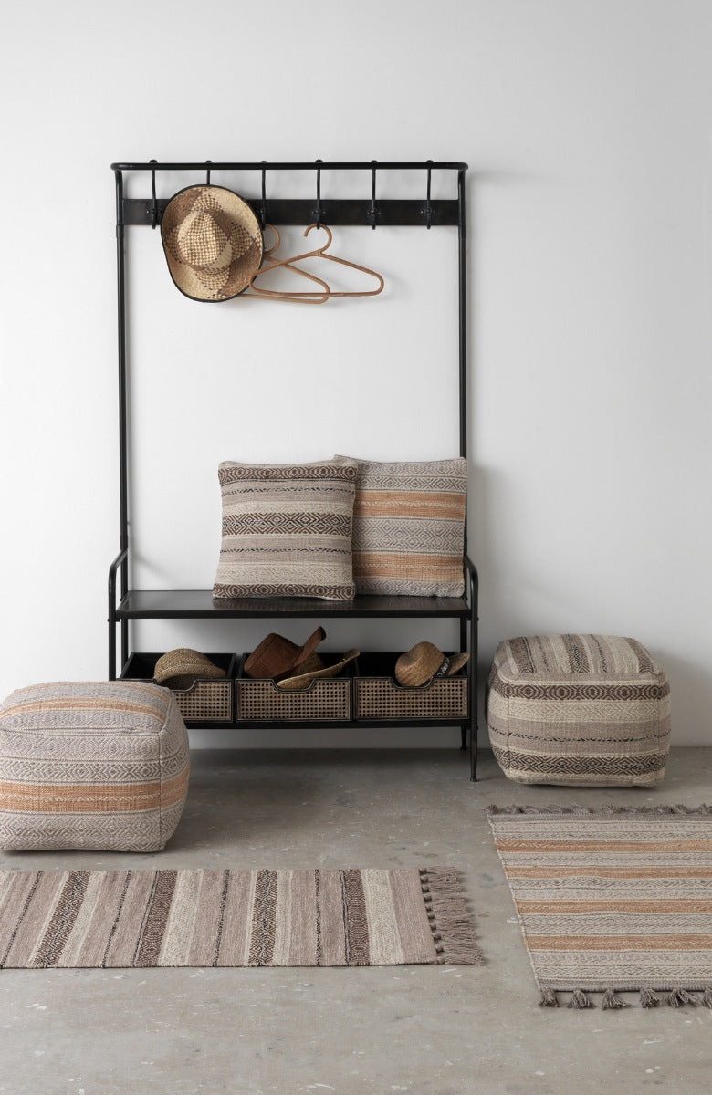 ALFOMBRA ALGODON BEIGE 60X120 CM