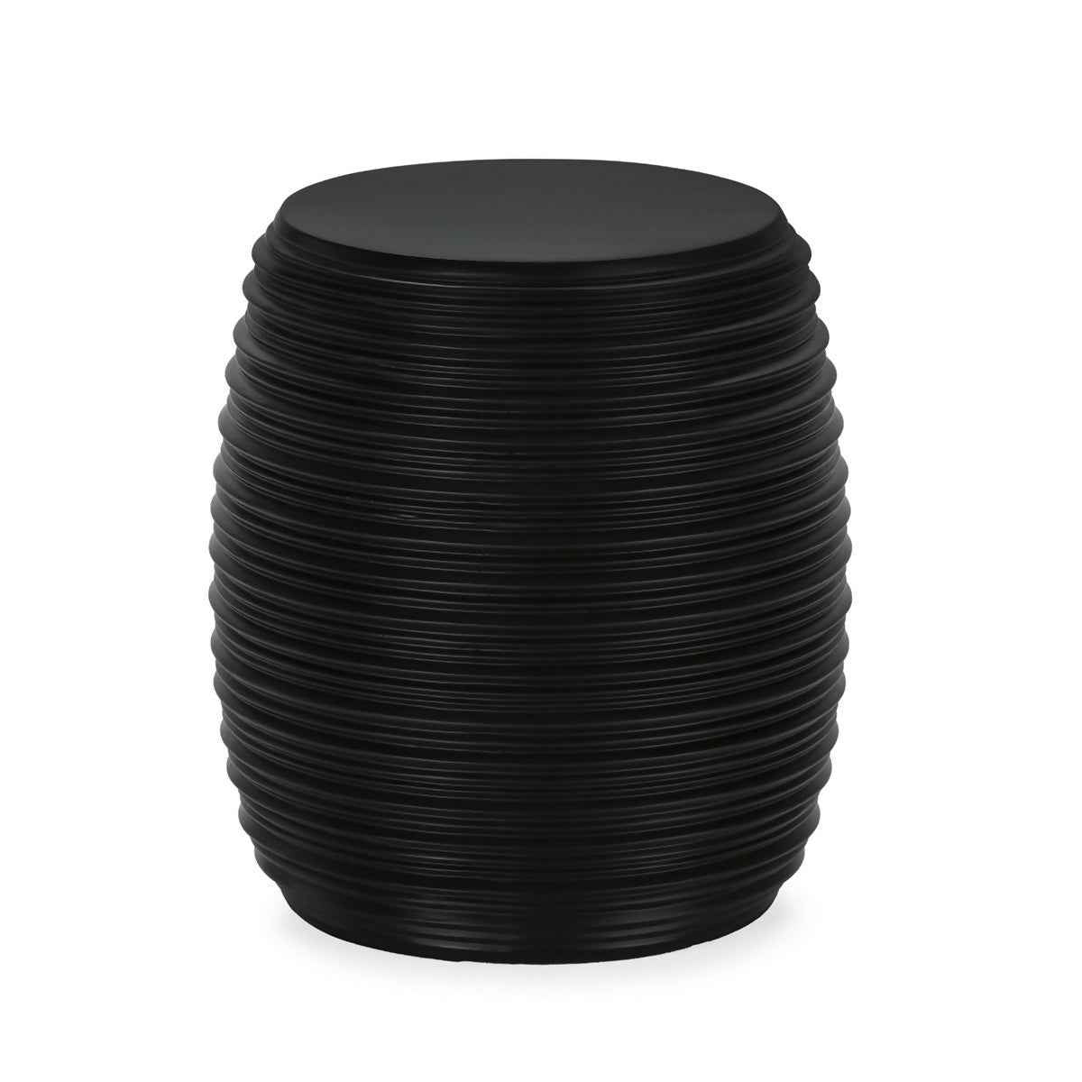 Taburete 42x42x45,5 Fibra de Piedra -- Negro Mate