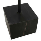 Mesa de Centro 81x81x47 Metal/Mármol Negro/Dorado