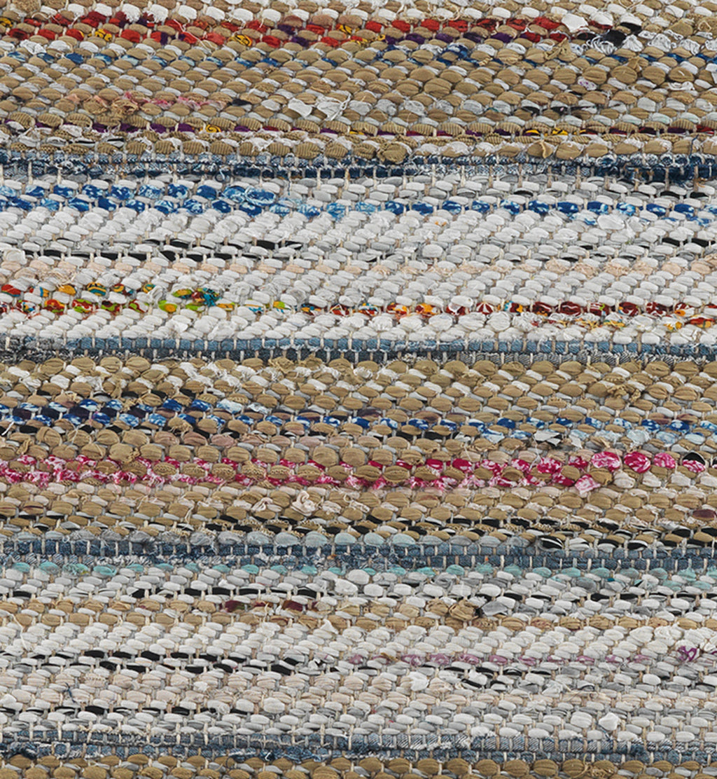 ALFOMBRA ALGODON Y YUTE 60X120 CM