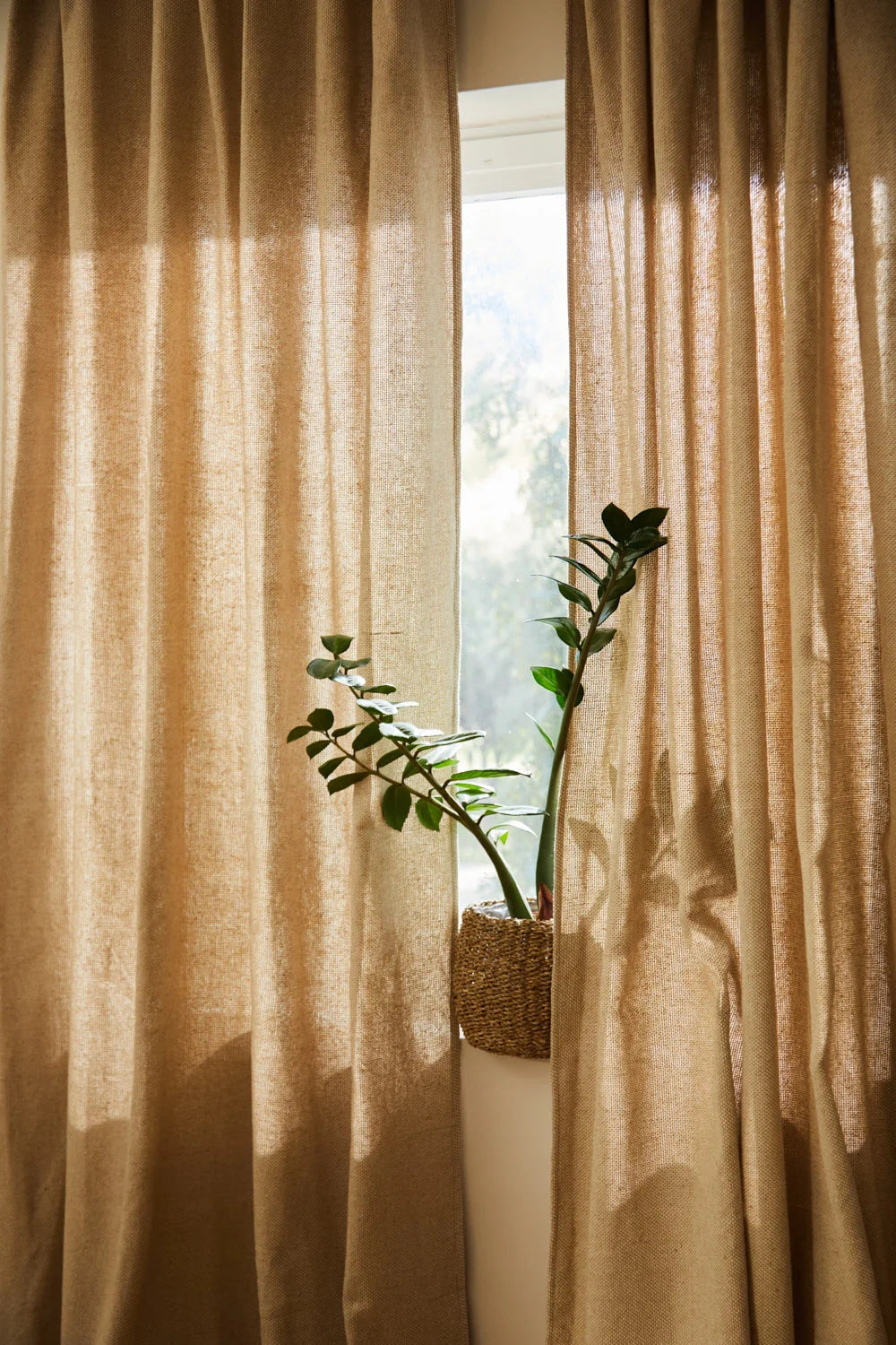 Cortina de algodón crudo Galera