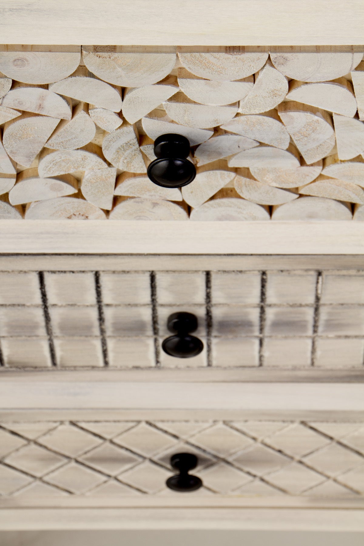 MESITA DE NOCHE MADERA DE ALAMO COLOR NATURAL, PATAS PINO MACIZO