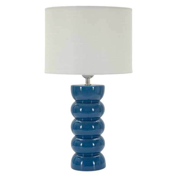 Lámpara de mesa Torr Blu de cerámica azul Ø 25x46 cm