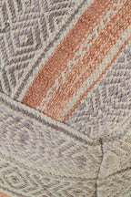 PUF ALGODON ROJIZO 45X45X35 CM