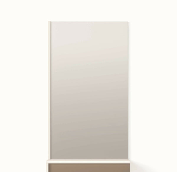 Mirall rectangular de melamina roure 55x4x95 cm