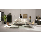 Lampara de Pie 29x24x163 Metal Dorado/Negro
