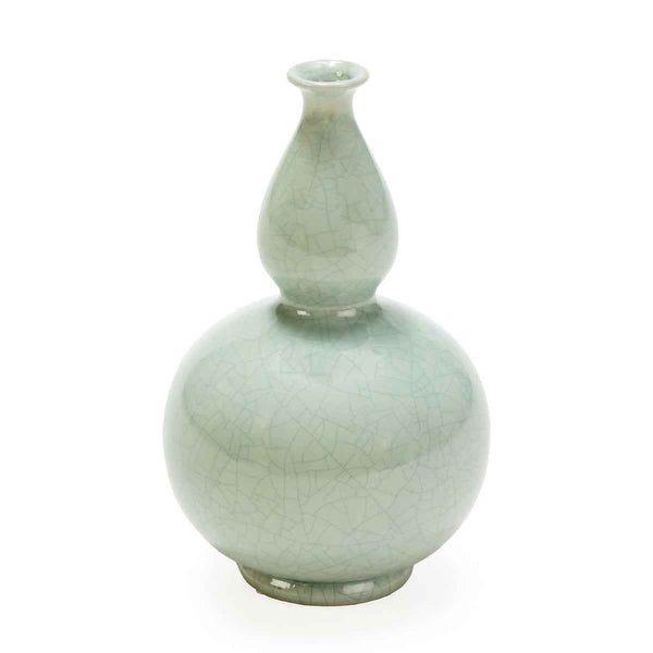 Gerro 19x19x31 cm de ceràmica verda