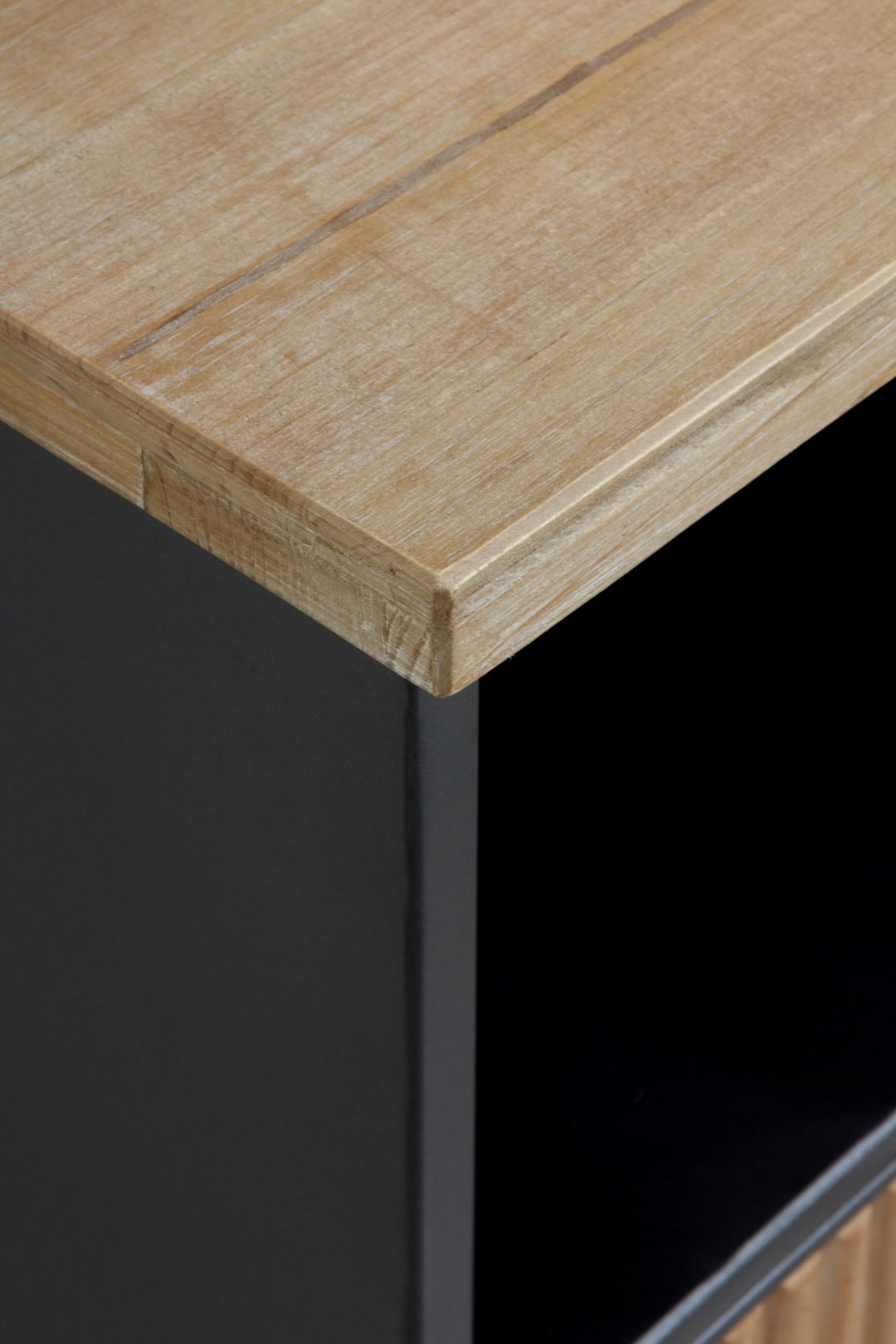 APARADOR METALICO CON SOBRE DE MADERA