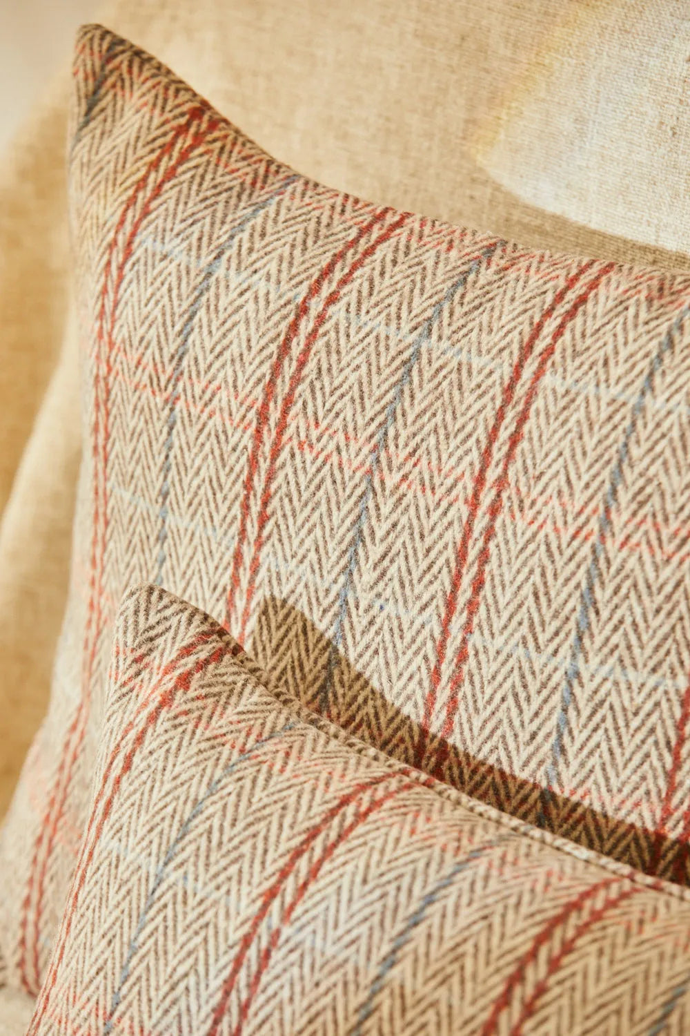 Funda de cojín de lana otras fibras Montana