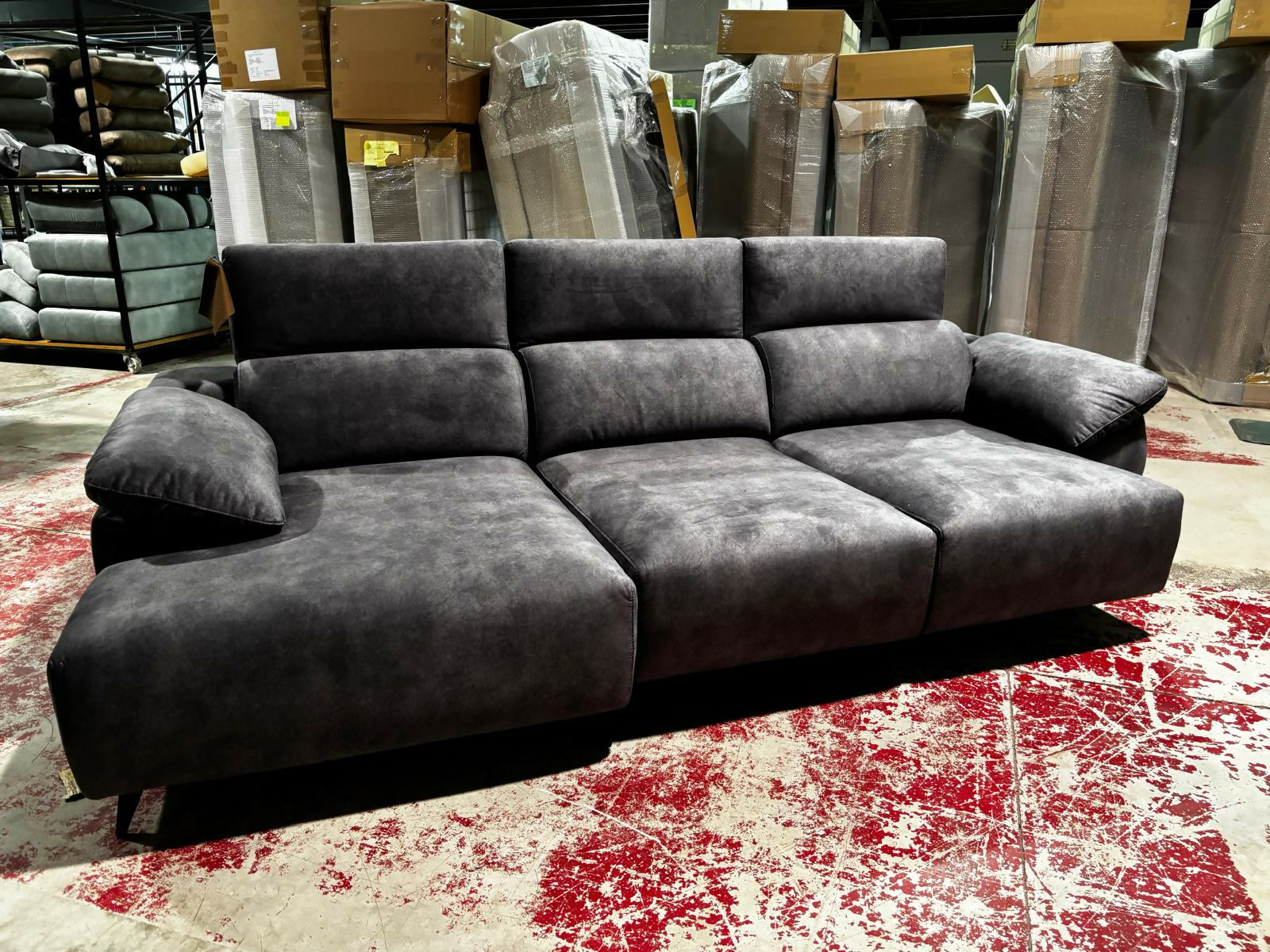 Sofá 3pl con chaislong