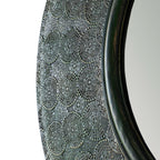 Espejo 86x5x86 Metal Oro/Verde