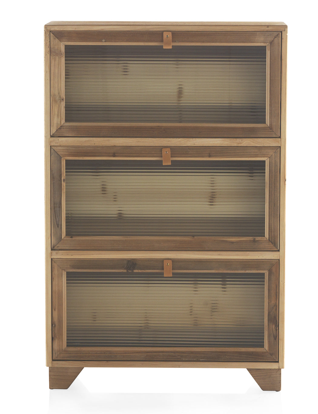 ZAPATERO DE MADERA CON 3 COMPARTIMENTOS