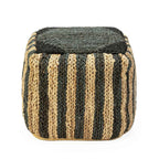Puff 50x50x50 Shumak -- Natural/Negro