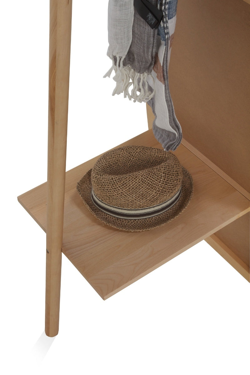 ESPEJO PERCHERO MADERA NATURAL