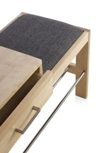 BANCO ZAPATERO MADERA NATURAL