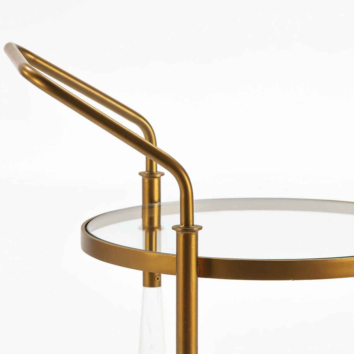 Camarera 58x45x90 Acrilico/Cristal/Metal Dorado