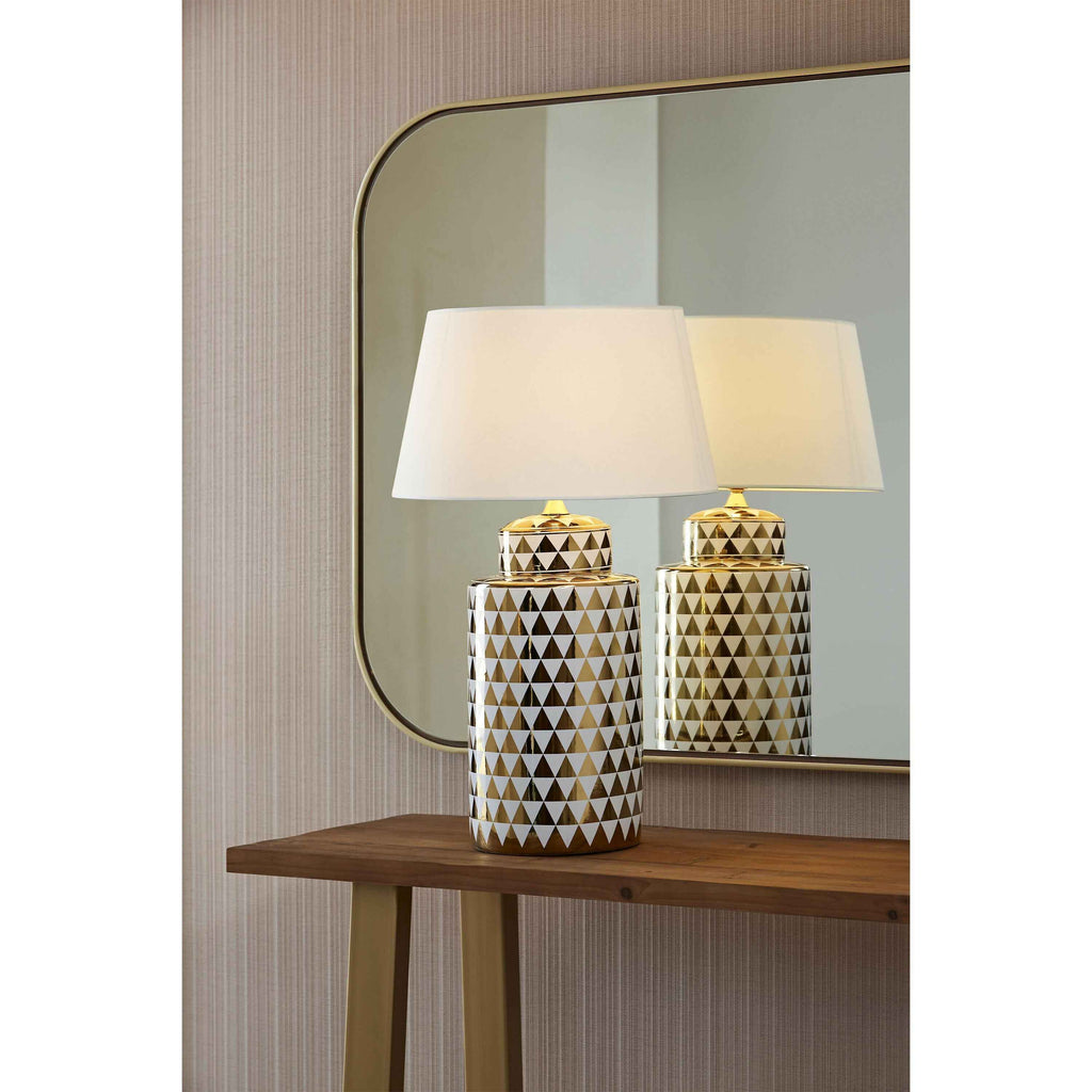Consola 160x45x82 Madera Natural/Metal Dorado