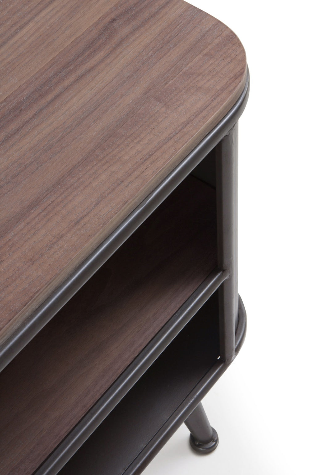 MUEBLE TV METALICO CON ENCIMERA Y 1 CAJON DE MADERA