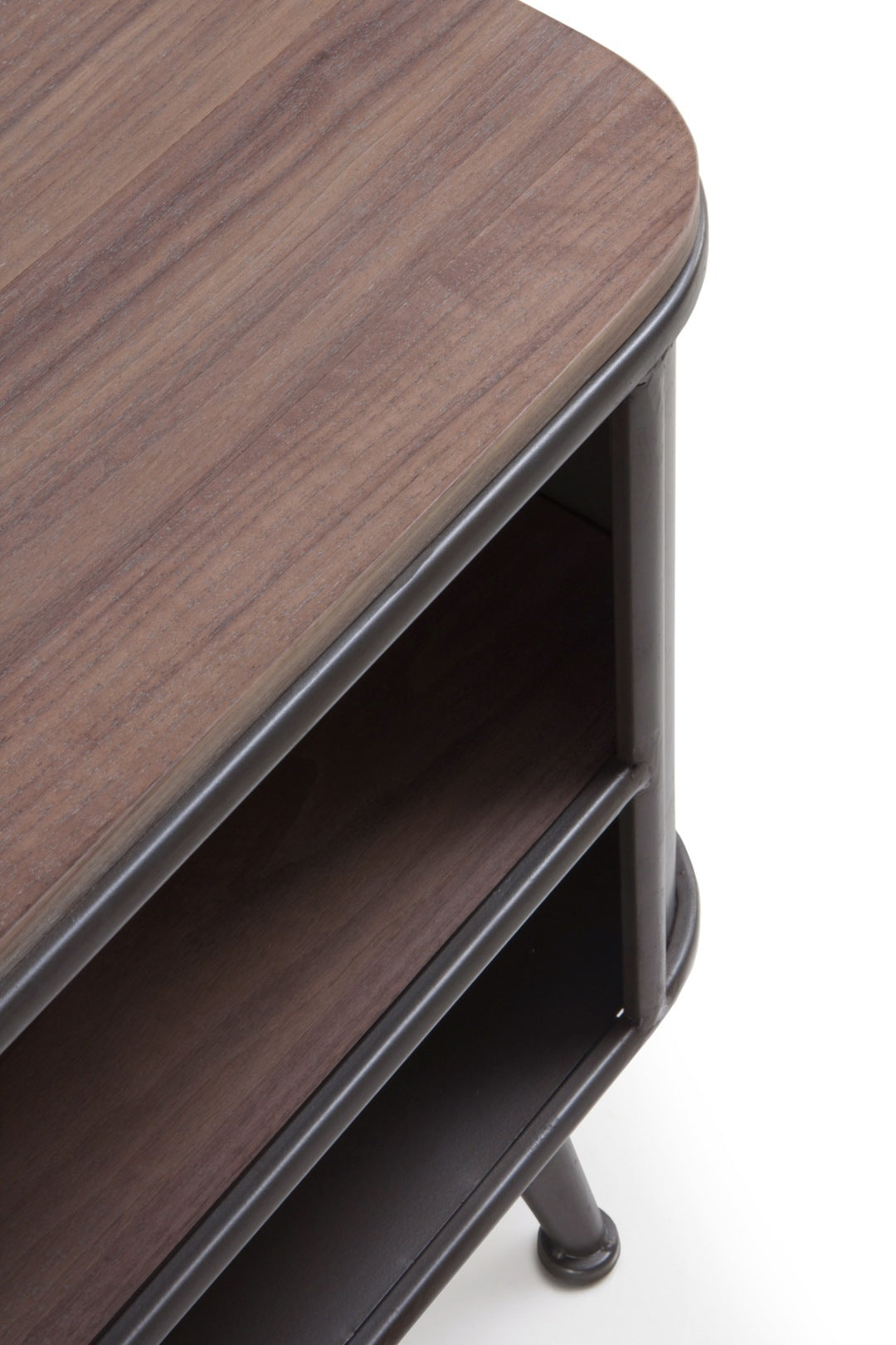 MUEBLE TV METALICO CON ENCIMERA Y 1 CAJON DE MADERA