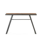 Consola 120x35x77 Madera/Metal Negro