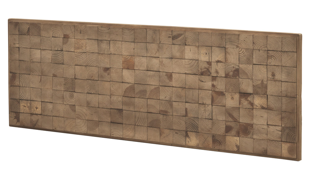 CABEZAL DE MADERA DE BLOQUES 145X60 CM