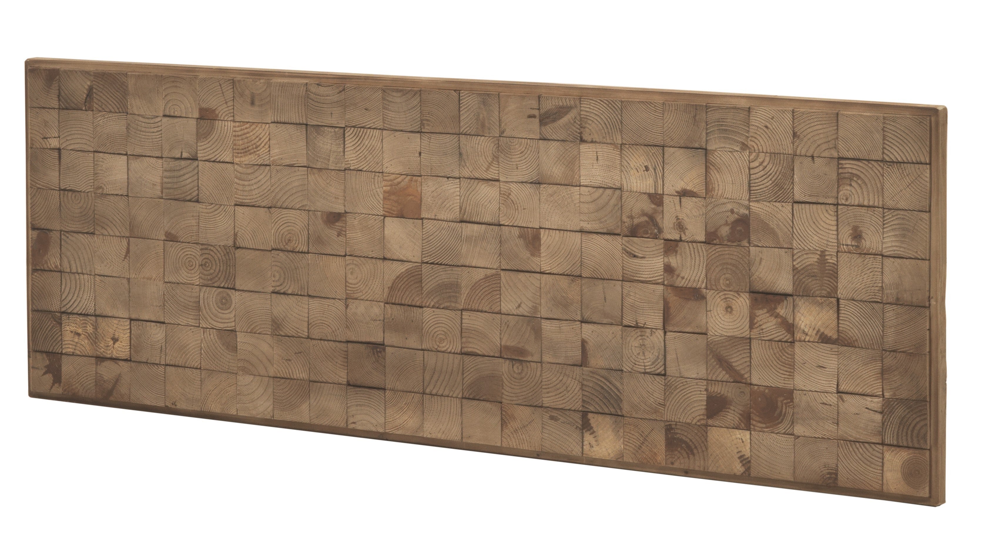 CABEZAL DE MADERA DE BLOQUES 145X60 CM